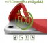 Eco Bio kryt iPhone XR - červený